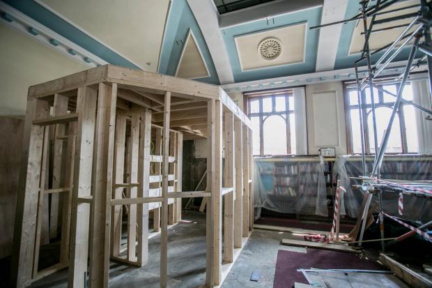 The Northern Echo: Inside the renovation of Darlington Library Picture: SARAH CALDECOTT