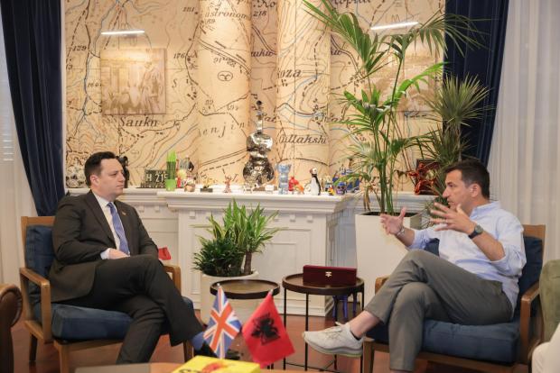The Northern Echo: Ben Houchen with Erion Veliaj, the Mayor of Tirana