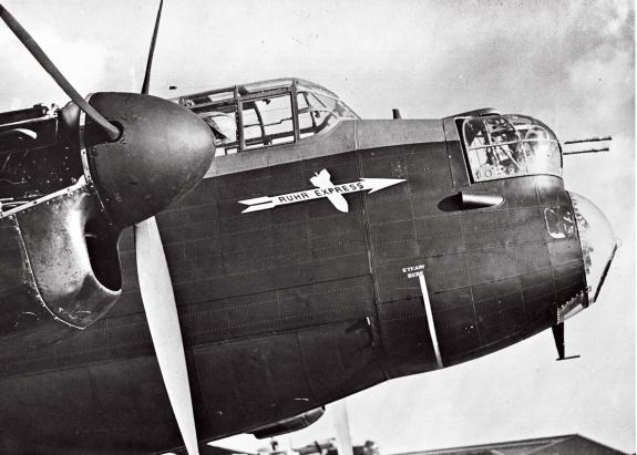 The Northern Echo: KB-700, the Ruhr Express, was the first of 430 Lancaster Mk X bombers built in Canada and so it was intended to take it back as a monument. Picture courtesy of Geoff Hill The Northern Echo: KB-700, the Ruhr Express, was the first of 430 Lancaster Mk X bombers built in Canada and so it was intended to take it back as a monument. Picture courtesy of Geoff Hill