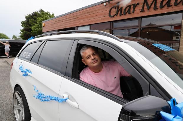 The Northern Echo: Organiser Jay Garside ready to depart Stannington Services. Picture: NORTH NEWS