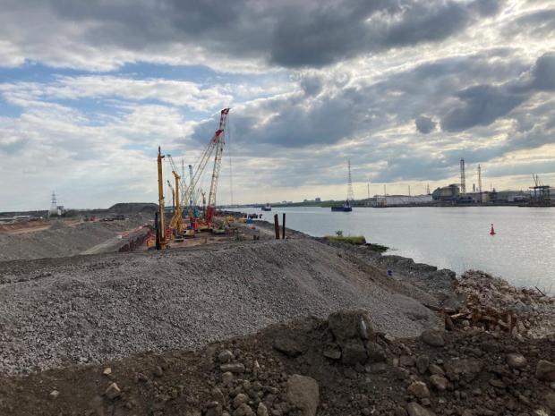 The Northern Echo: Work on the new quay