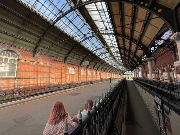 The Northern Echo: Darlington station was quiet on Tuesday (June 21) morning.