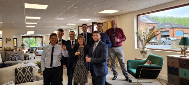 The Northern Echo: 2. Manager, Andy Gibb (front left), and team celebrate the renovations
