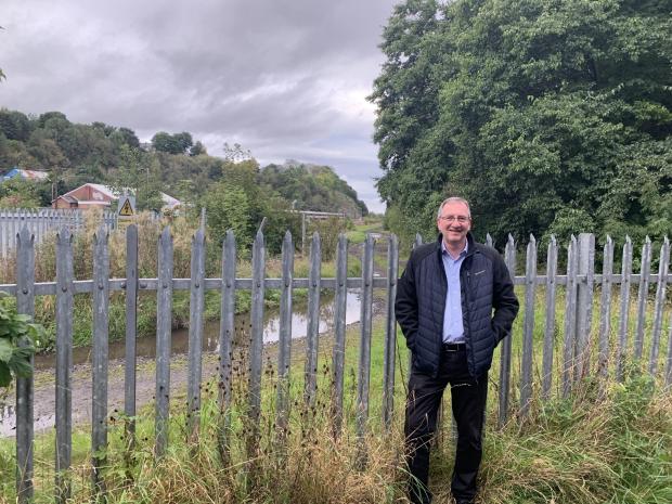 The Northern Echo: Paul Howell MP at Ferryhill Station. Picture: PAUL HOWELL MP