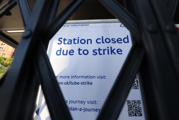 The Northern Echo: Yarm station will be closed during the rail strikes. Picture: PA MEDIA