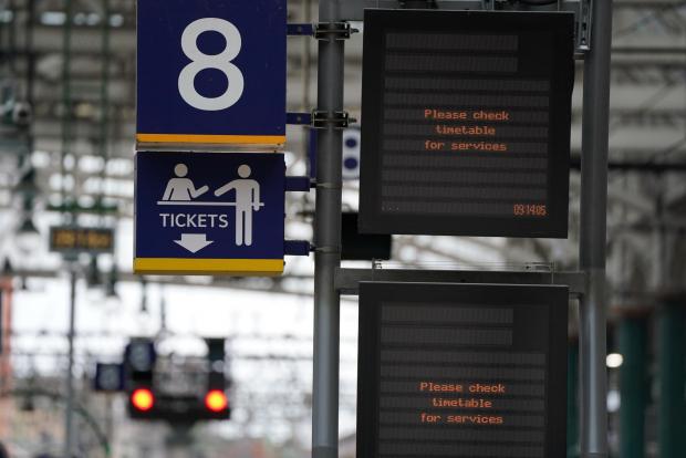 The Northern Echo: Another day of severe rail disruption is expected to take hold on Thursday (June 23). Picture: PA MEDIA