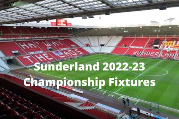Sunderland 2022-23 Championship fixtures