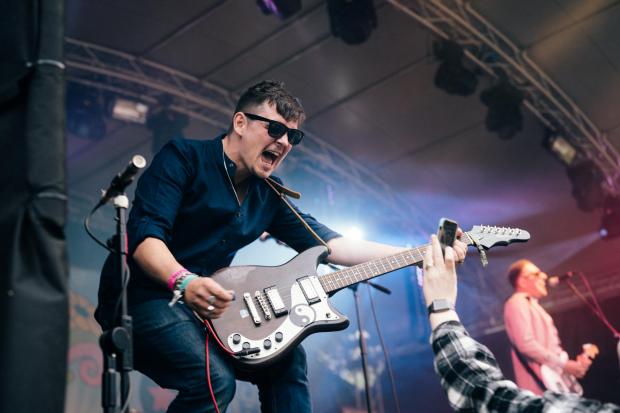 The Novatones perform at Isle of Wight Festival earlier this month. Picture by Toby Hornby-Patterson.