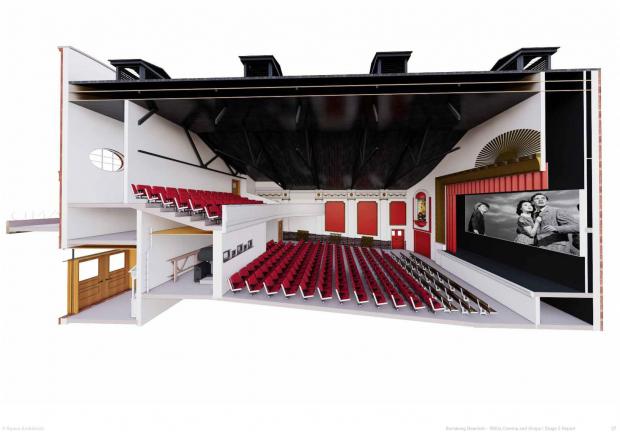 The Northern Echo: How the inside of the heritage cinema will look. Picture: BEAMISH