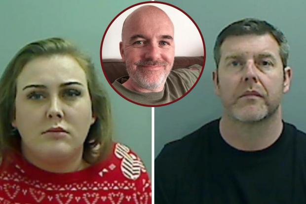 The Northern Echo: Paige Robinson, 24, and David Ferry, 47, were jailed following the death of Graham Pattison, inset.