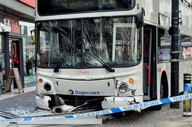 LIVE: Emergency services are dealing with a bus crash in Sunderland Picture: Brenda Stobbart
