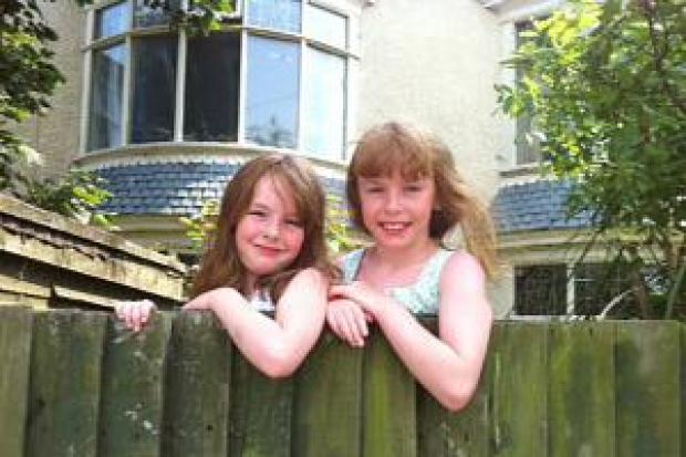 Jessica Braithwaite, 7, who was killed in the fire, and sister, Catriona, nine, who died a decade after the fire. Picture: UGC
