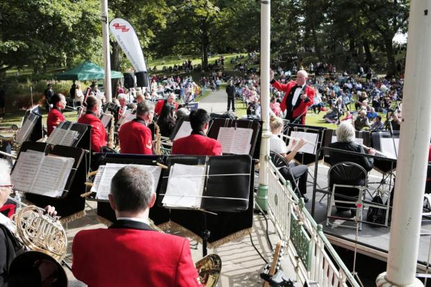 The Northern Echo: Last year's Proms in the Park event in South Park, Darlington Picture: THE NORTHERN ECHO 