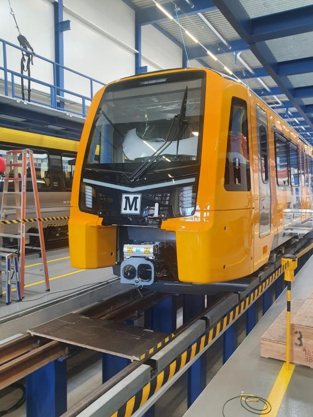 The Northern Echo: The exterior of the new trains. Picture: NEXUS