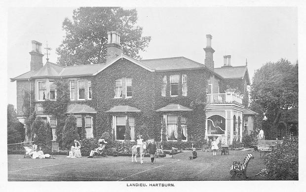 The Northern Echo: Landieu was an extremely comfortable family home at Hartburn, on the edge of Stockton. Matthias Robinson opened his first department store in Stockton in 1896, had a second store in Leeds, and thoughtfully arranged his family on the tennis court at
