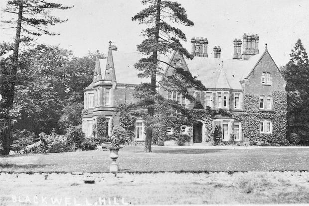 The Northern Echo: A fabulous picture of Blackwell Hill, a mansion built to the south of Darlington with fabulous views over the River Tees. It was built in 1873 by local architect John Ross for Eliza Barclay, who was a member of the town's Quaker Backhouse family.