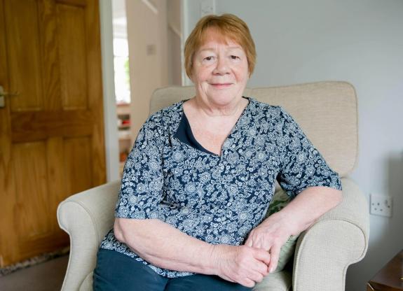 The Northern Echo: Margaret Williams who met her husband ten pin bowling in the building behind the Library which is being demolished Picture: SARAH CALDECOTT The Northern Echo: Margaret Williams who met her husband ten pin bowling in the building behind the Library which is being demolished Picture: SARAH CALDECOTT