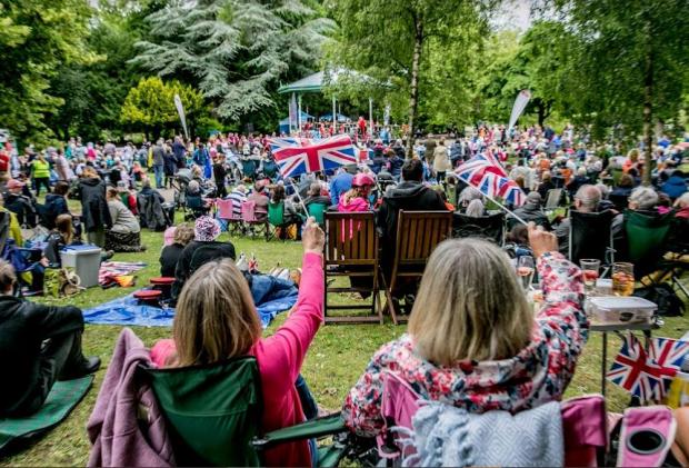 The Northern Echo: Darlington Proms in the Park 2022 at South Park Picture: Sarah Caldecott