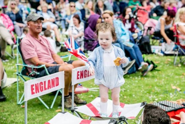 The Northern Echo: Darlington Proms in the Park 2022 at South Park Picture: Sarah Caldecott