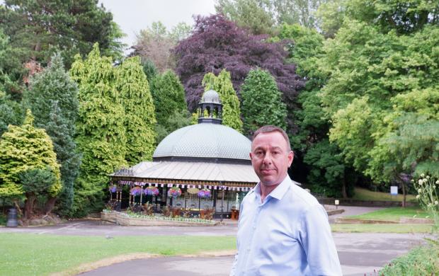 The Northern Echo: 3. Chief Executive of Harrogate District Chamber of Commerce David Simister at Valley Gardens in Harrogate Picture: NYCC