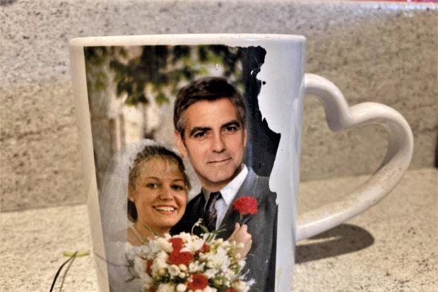 The George Clooney wedding mug