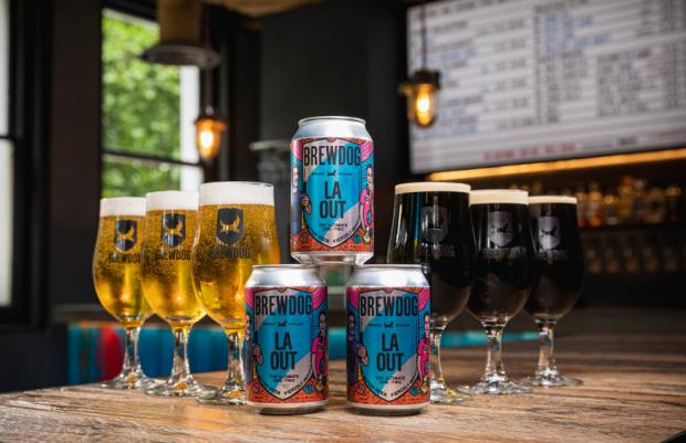 The Northern Echo: Peter Crouch launches a new lager-stout with BrewDog. Credit: BrewDog/ Taylor Herring.