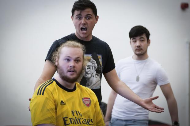 The Northern Echo: From left, Ben Ryan, Boris Baros and Alex Li Picture: Mark Pinder