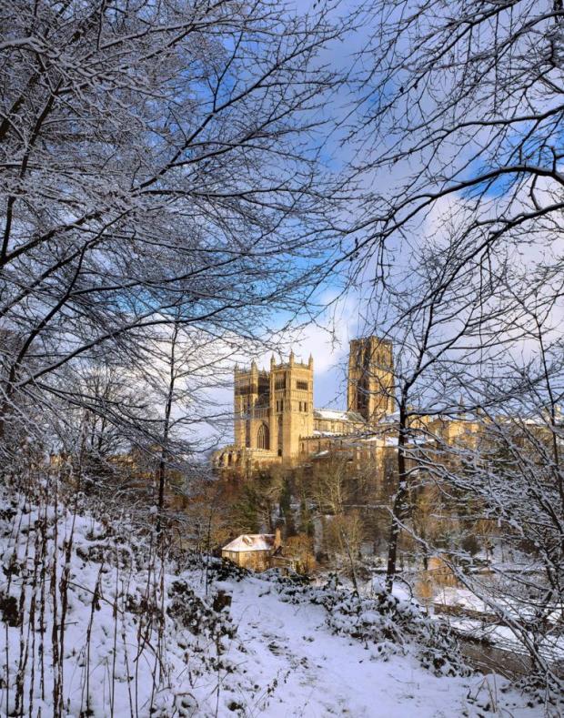 The Northern Echo: Joe Cornish's photograph Durham Cathedral in the snow