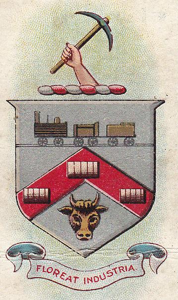 The Northern Echo: To this day, the Darlington coat-of-arms features a shorthorn bull, at the bottom, as well as Locomotion No 1 and three bales of wool