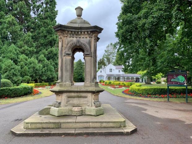 The Northern Echo: The fountain in its present position in South Park