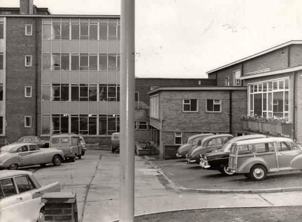 The Northern Echo: Woodhouse Close Secondary Modern School opened in September 1959, although this picture was taken on the day of it official opening: May 5, 1960. This part of the school was demolished in 1997 as the Bishop Barrington school expanded over the site
