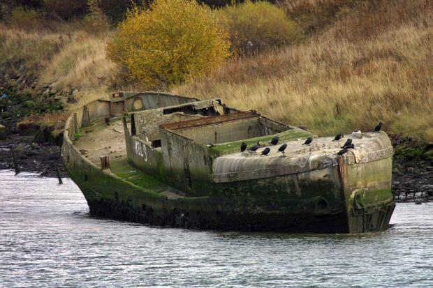The Northern Echo: The concrete boat, the Cretehawser at Sunderland - D18/11/03SB.