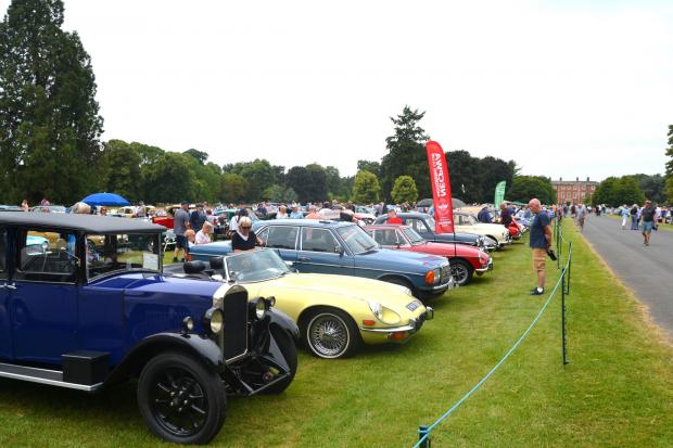 The Northern Echo: Classic Car Show at Newby Hall and Gardens in Ripon Picture: James Scott