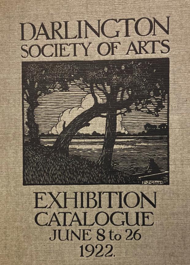 The Northern Echo: The front cover of a Darlington Society of Arts exhibition programme from 1922. Picture courtesy of the Darlington Centre for Local Studies
