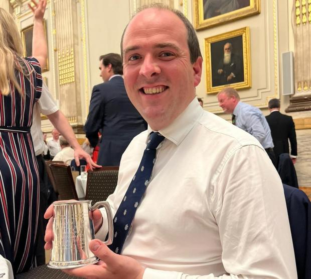 The Northern Echo: Richard Holden with his tankard