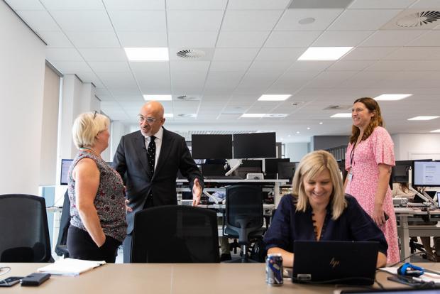 The Northern Echo: Chancellor of the Exchequer Nadhim Zahawi meets colleagues