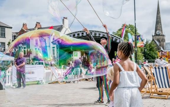The Northern Echo: There was plenty to keep children amused. Picture: SARAH CALDECOTT The Northern Echo: There was plenty to keep children amused. Picture: SARAH CALDECOTT
