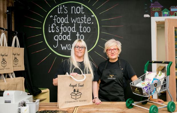 The Northern Echo: Food bank coordinator Joanne Suddick and Senior Fundraiser Julie Errington. Picture: SARAH CALDECOTT