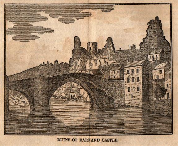 The Northern Echo: Of the castle at Barnard Castle, Garland says: "from its elevated situation and the beautiful clothing of ivy on the Round Tower, with some fretted windows looking from the garden, ending with the bridge, it forms a most picturesque ruin" The Northern Echo: Of the castle at Barnard Castle, Garland says: "from its elevated situation and the beautiful clothing of ivy on the Round Tower, with some fretted windows looking from the garden, ending with the bridge, it forms a most picturesque ruin"