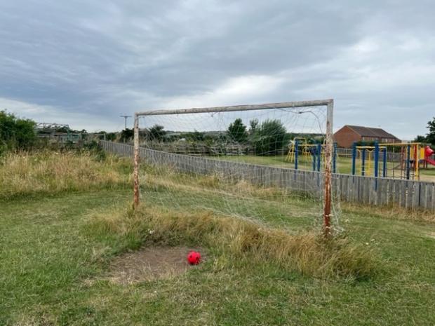 The Northern Echo: The goalposts where an England star first started honing her skills Picture: Alexa Fox