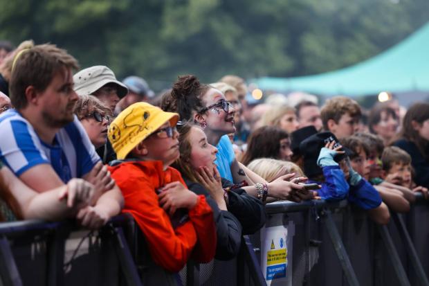 The Northern Echo: The crowd watching Self Esteem perform on the Main Stage at Deer Shed Festival. Picture: CHRIS BOOTH