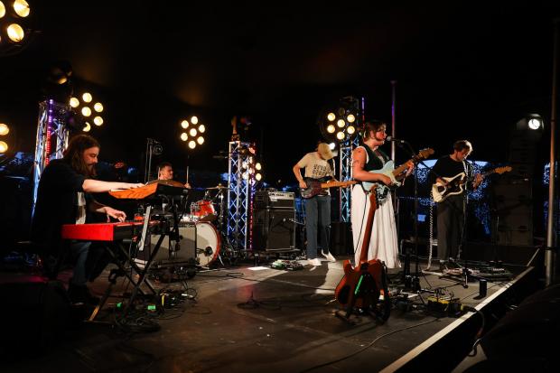The Northern Echo: Katy J Pearson performs on the Lodge Stage. Picture: CHRIS BOOTH