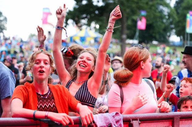 The Northern Echo: Crowd watching Billy Nomates performs on the Main Stage. Picture: CHRIS BOOTH