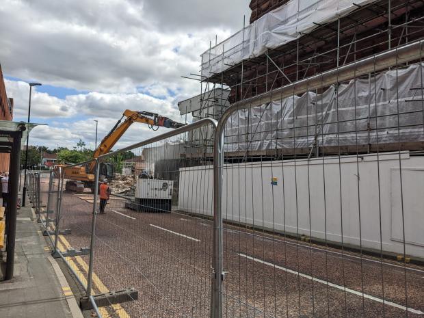 The Northern Echo: Work is taking place in East Street