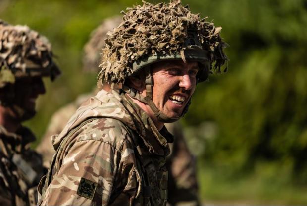 The Northern Echo: Soldiers taking part in Exercise Lucknow Lancer Picture: Cpl Becky Brown RLC / MOD Crown Copyright 2022 