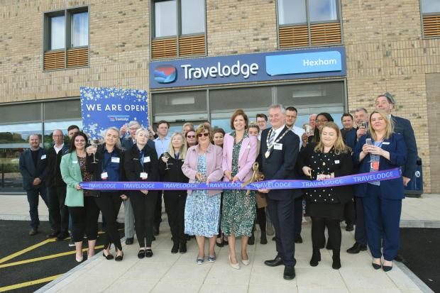 The Northern Echo: The official opening of Hexham Travelodge, the group’s first new-build budget luxe hotel in the North East 