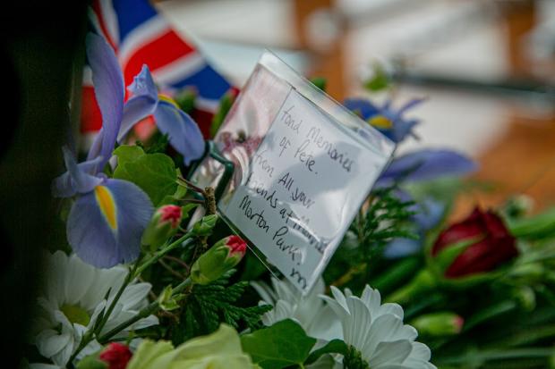 The Northern Echo: Plenty of floral tributes were left for Peter. Picture: SARAH CALDECOTT