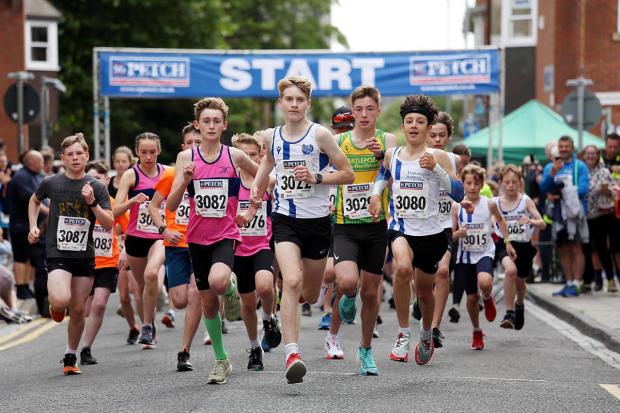 The Northern Echo: The 2021 Darlington 3K Run. Picture: Paul Norris