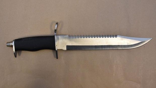 The Northern Echo: The knife used in the murder Picture: CROWN PROSECUTION SERVICE 