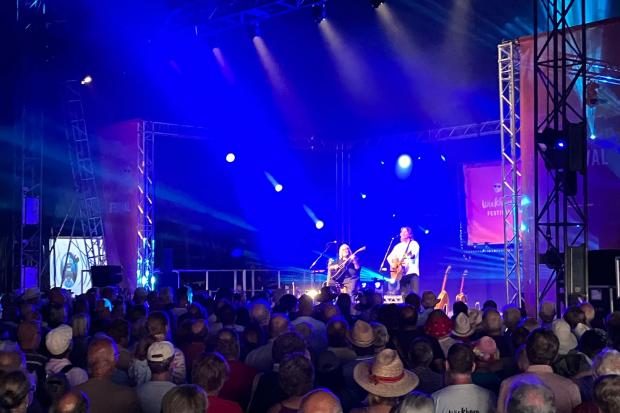 Joy as Song for Wickham performed to large crowd in Wickham Festival's big top